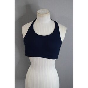 Lululemon Energy Bra 36B High Support Sports Bra Navy Blue Crossback